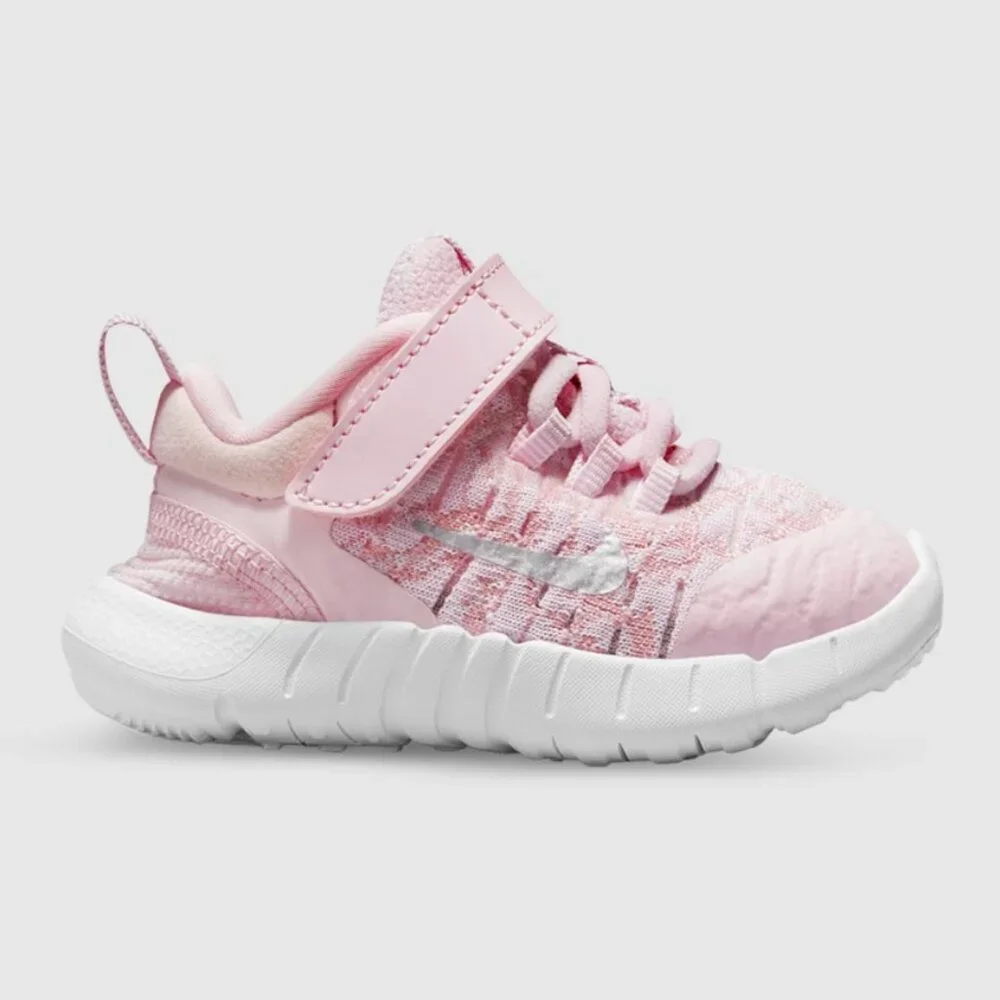 Nike Girl's Pink Free RN‎ 2021 Mesh Outdoor Casual Sneaker Shoes Size 7